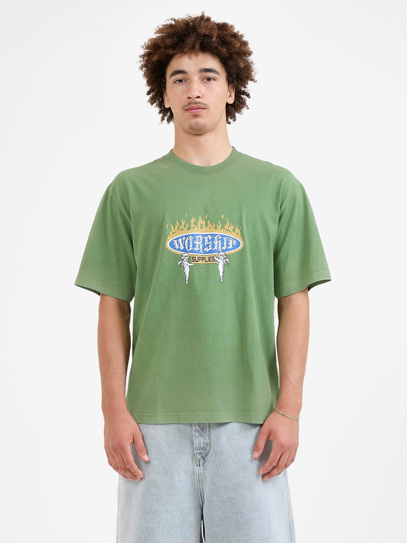 WORSHIP - Eternal Tee - Artichoke Green