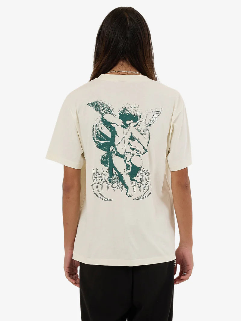 WORSHIP - Long Shot Tee - White BONE