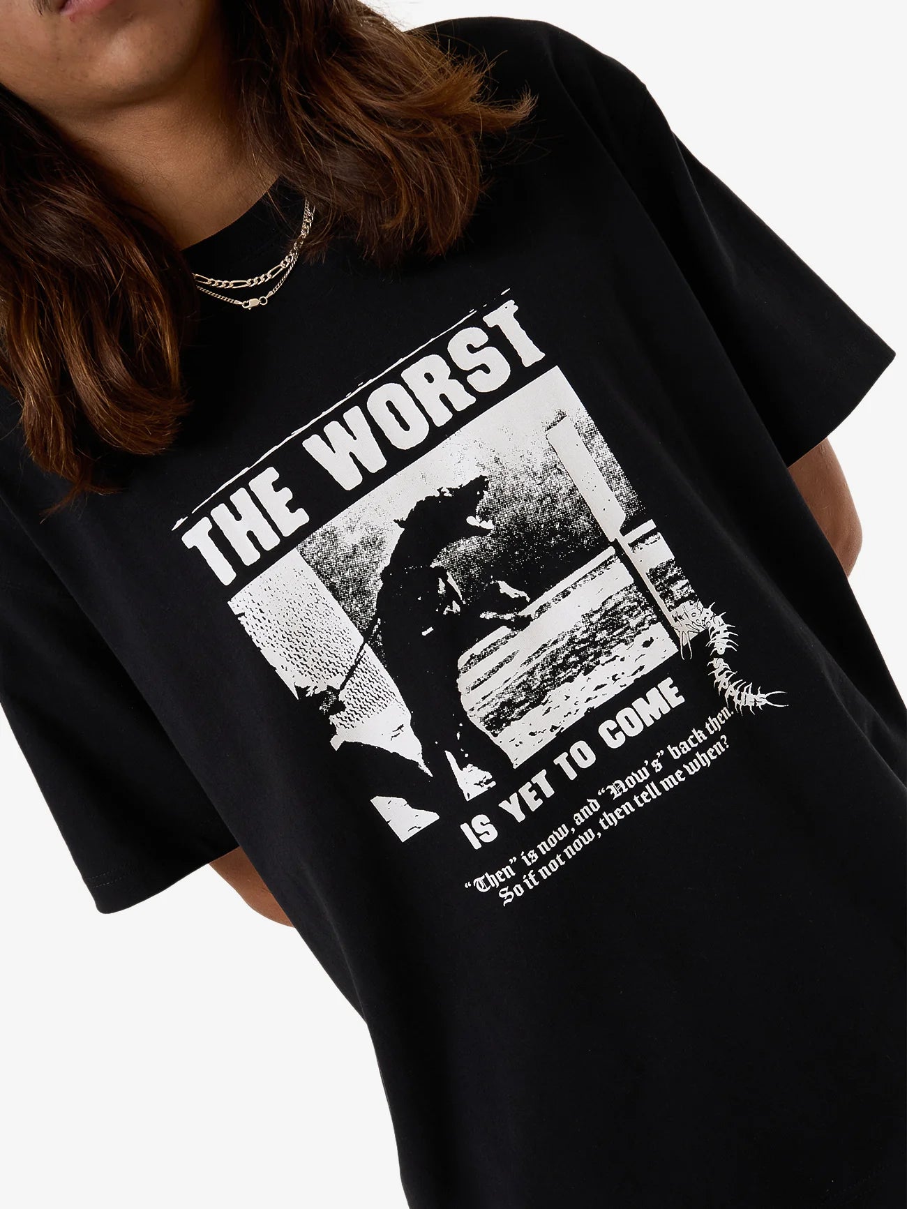 WORSHIP - Bad News Tee - Black