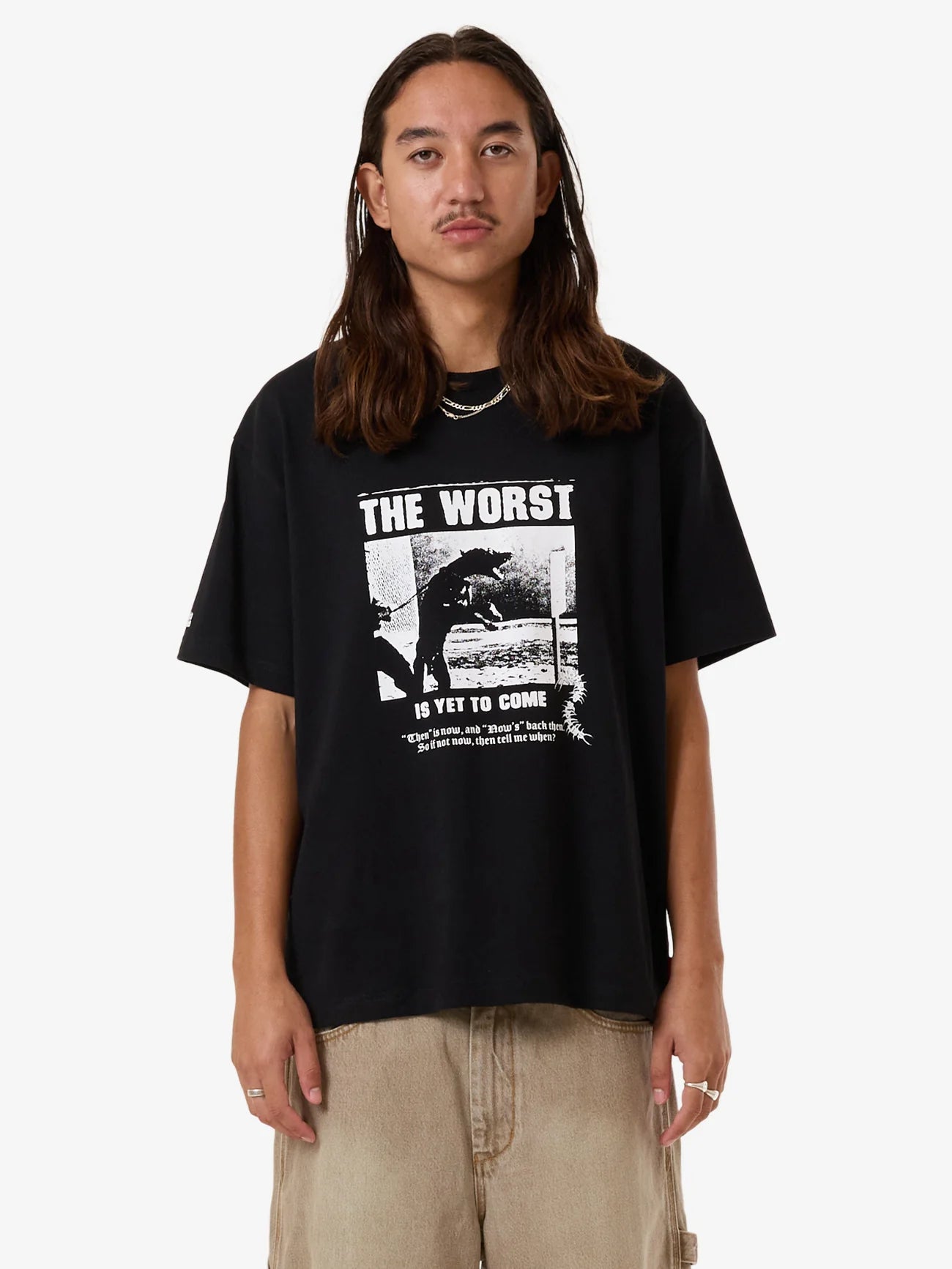 WORSHIP - Bad News Tee - Black