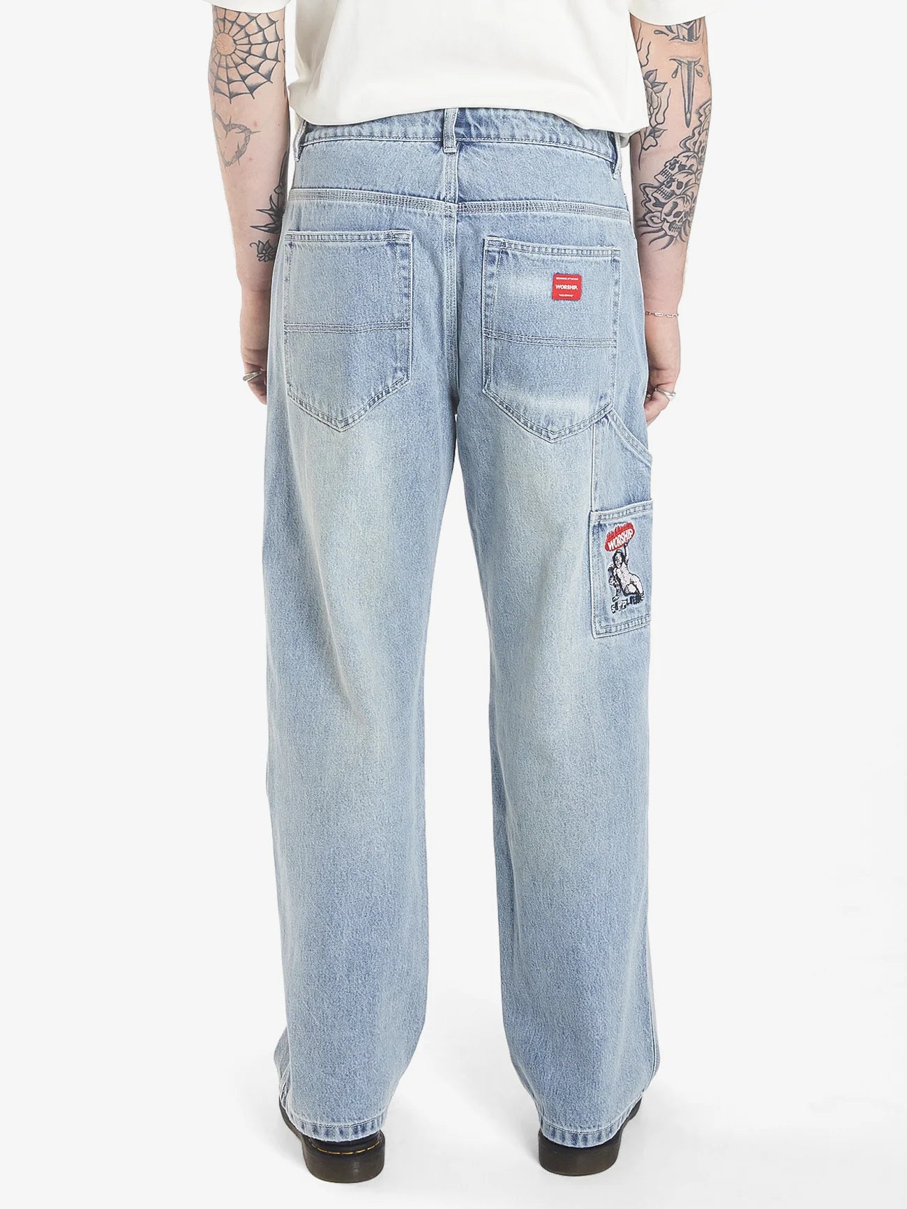 WORSHIP - Hold Up Carpenter Pant - DIRTY TRADE BLUE