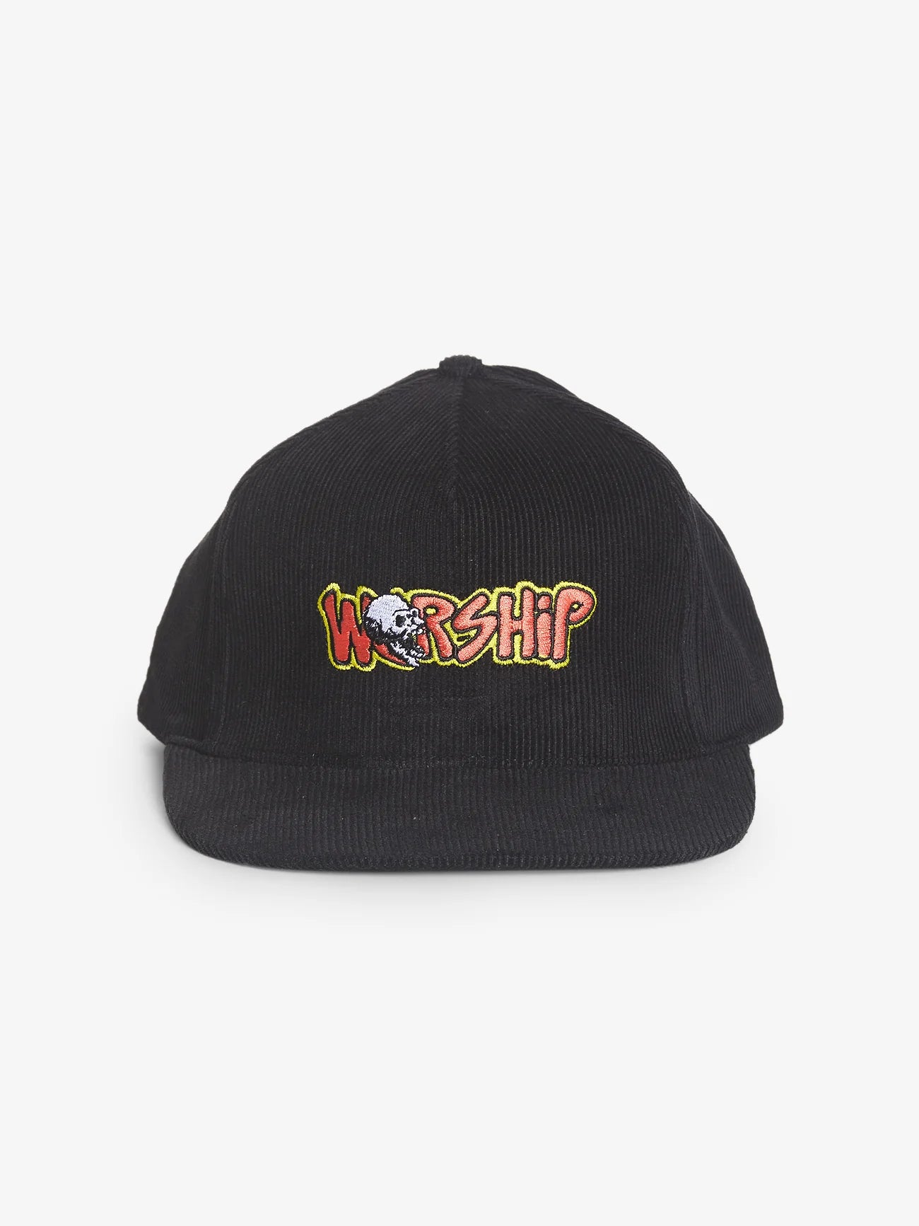 WORSHIP - Gobbler Five Panel Hat - WORN BLACK