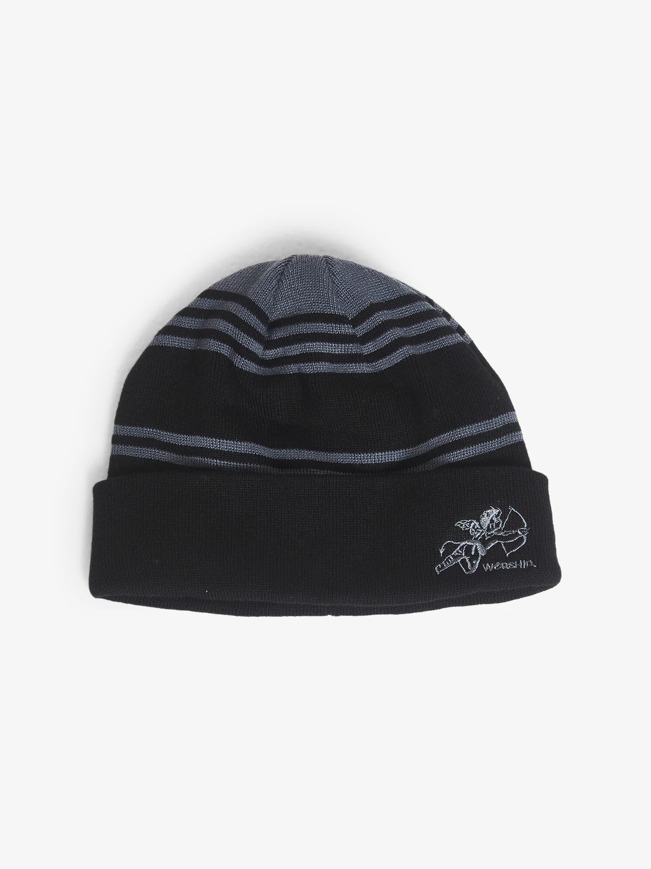 WORSHIP - Cherub Stripe Beanie - BLACK