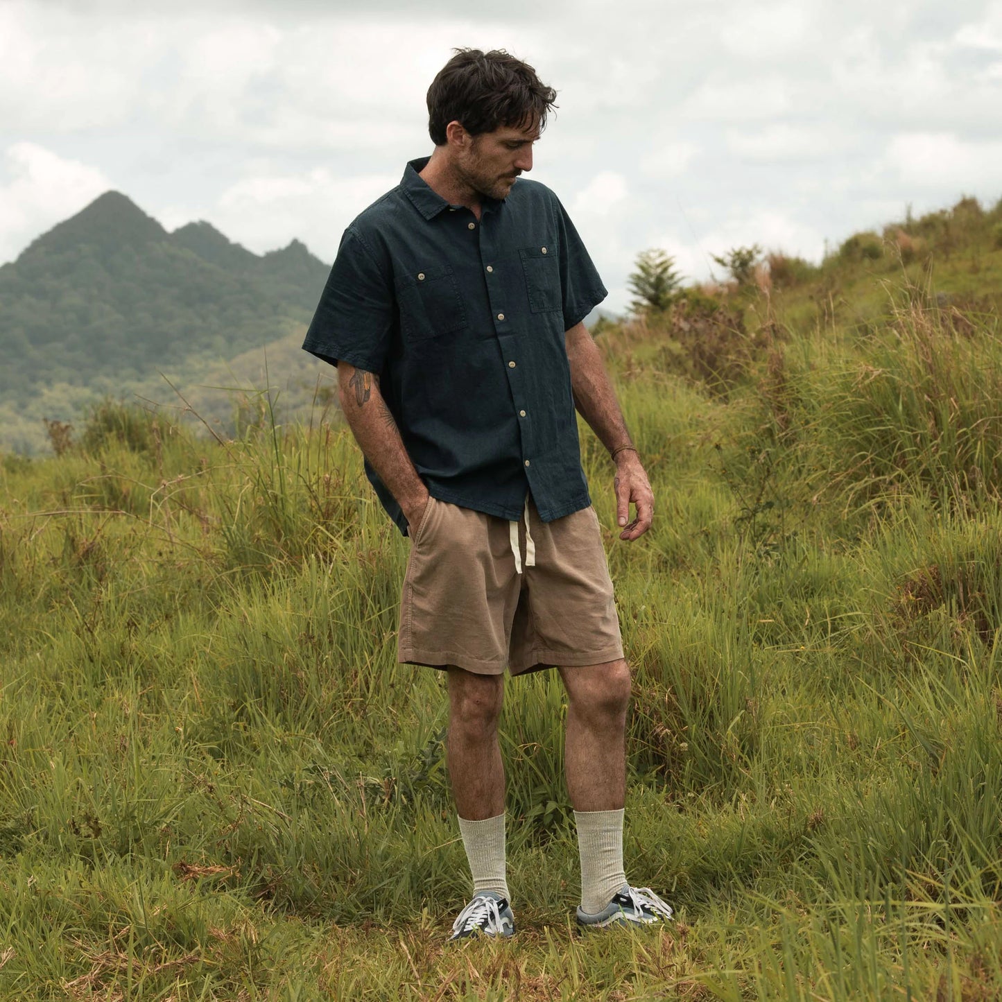 McTAVISH - Cord Shorts - DARK TAN