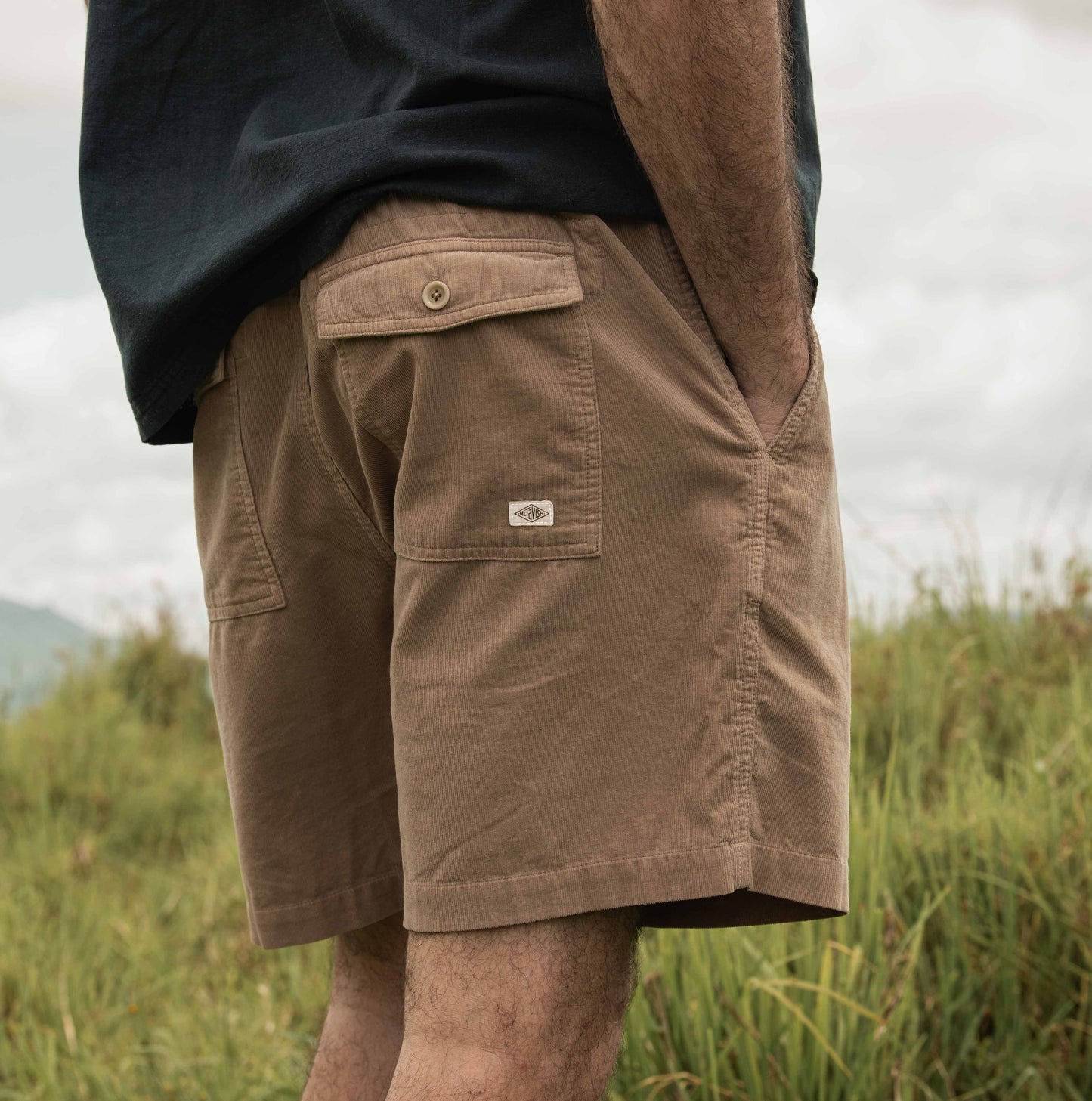 McTAVISH - Cord Shorts - DARK TAN