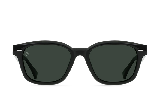 RAEN  Carby Recycled Black/Green Polarized Sunglasses