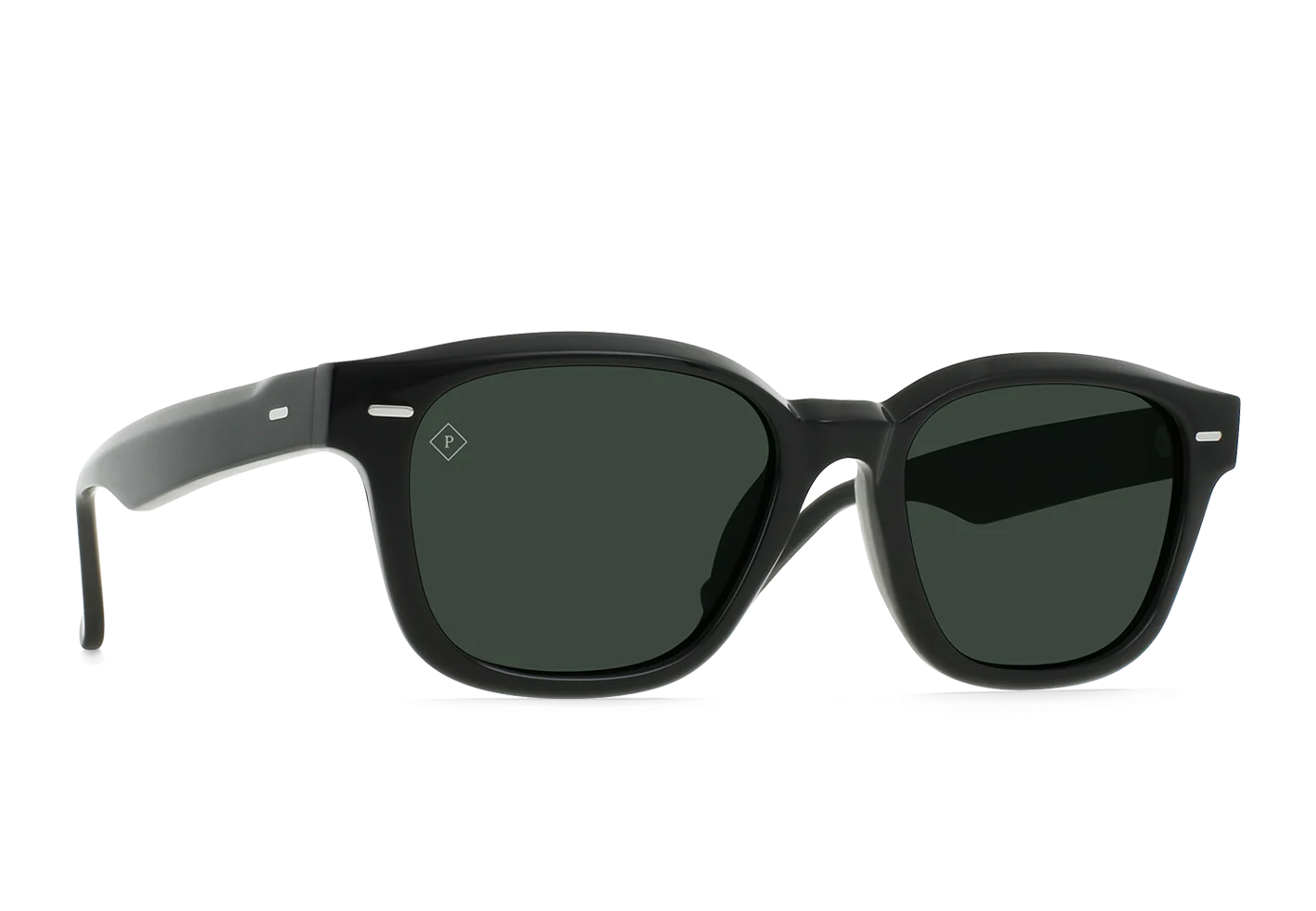 RAEN  Carby Recycled Black/Green Polarized Sunglasses