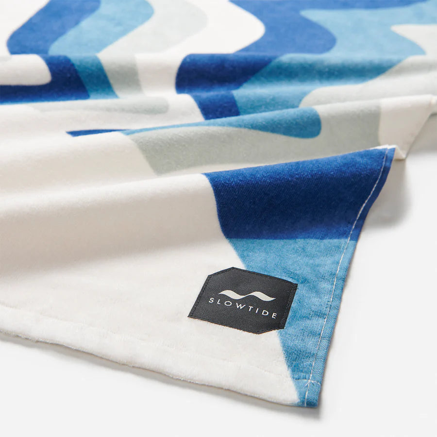 SLOWTIDE - Shine On Beach Towel - DEEP PACIFIC