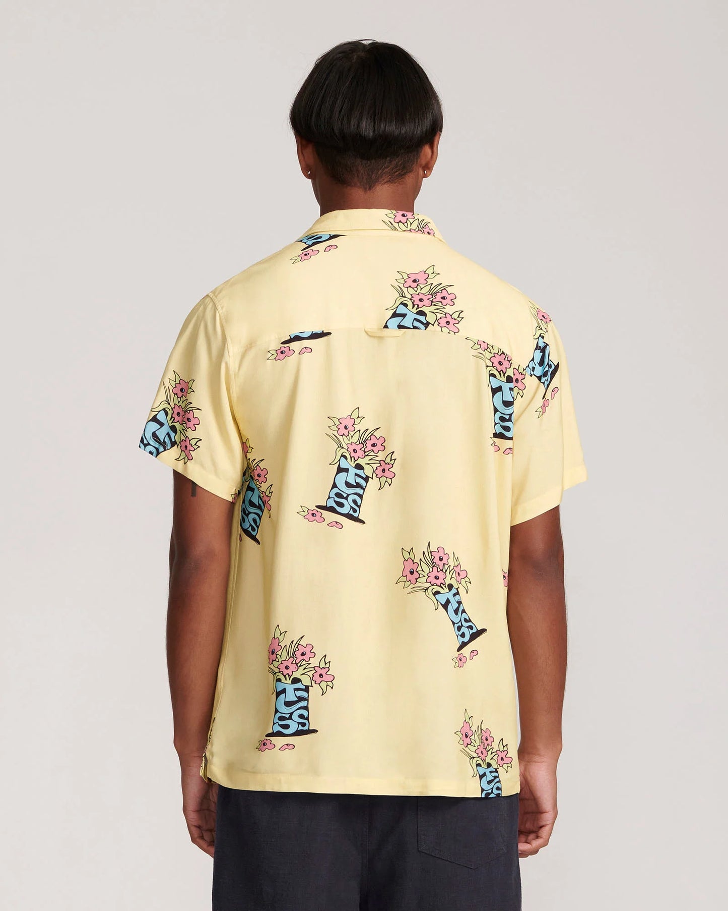 THE CRITICAL SLIDE SOCIETY - Bunched SS Resort Shirt - LEMON