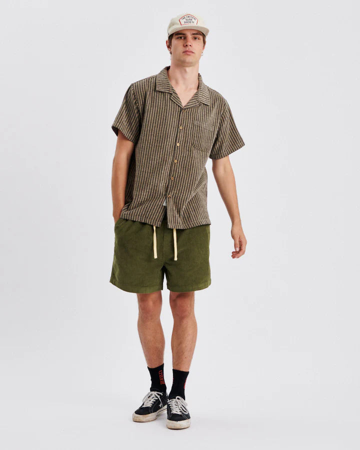 THE CRITICAL SLIDE SOCIETY - Freefall Resort Shirt - Tan