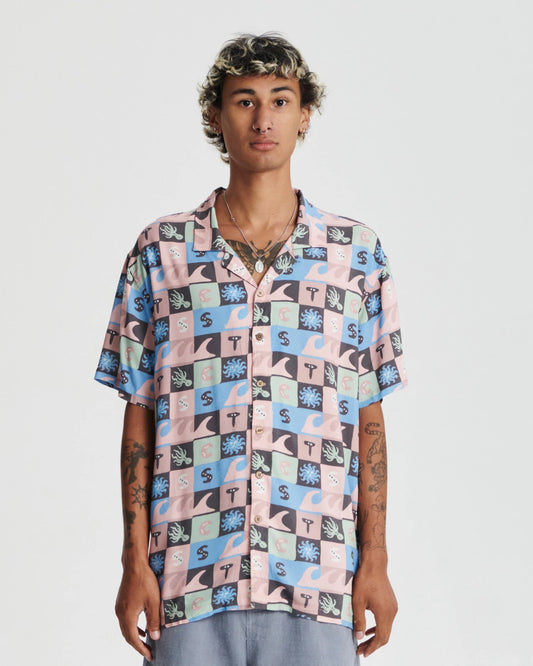 THE CRITICAL SLIDE SOCIETY - Lifecycle SS Resort Shirt - MUSK