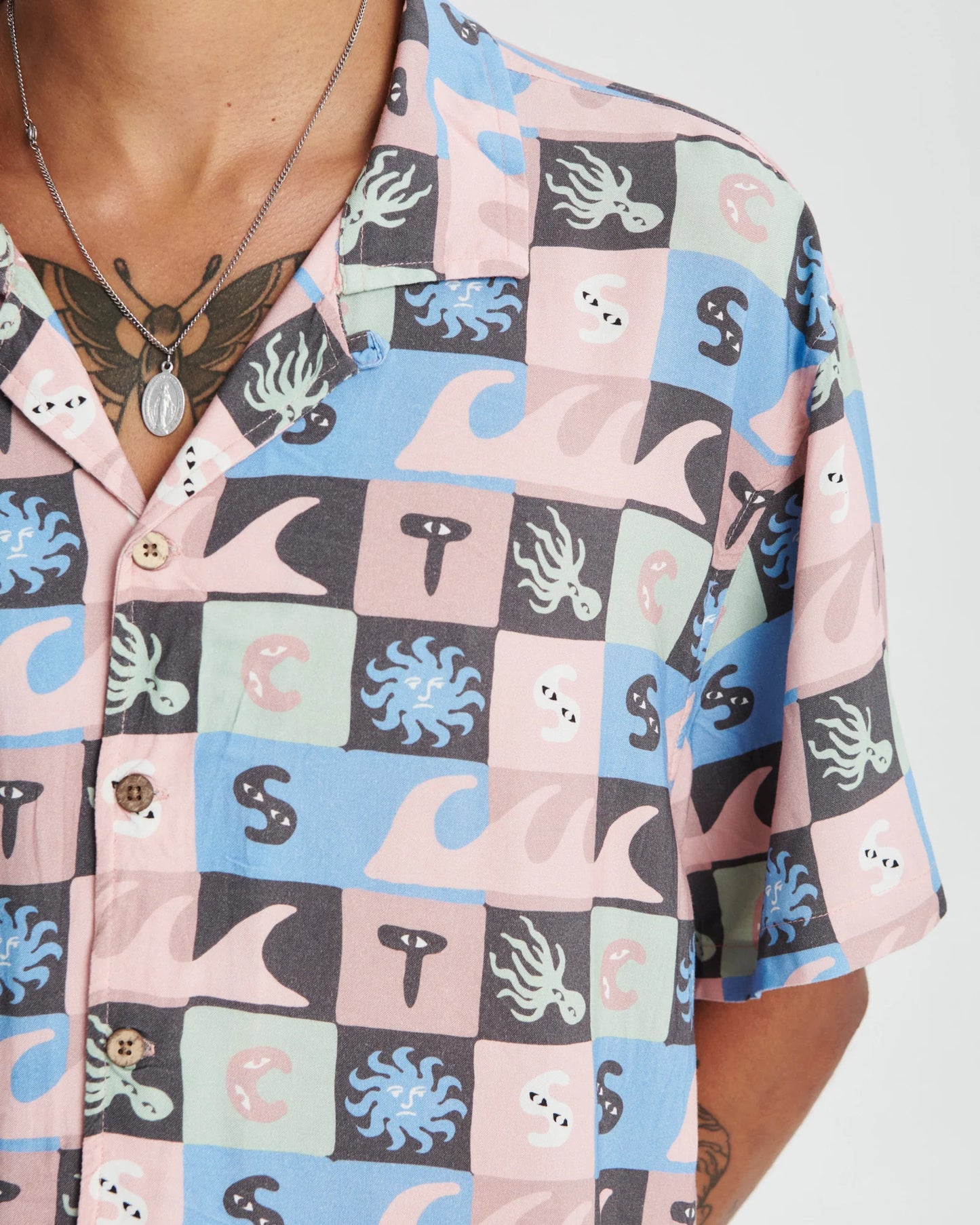 THE CRITICAL SLIDE SOCIETY - Lifecycle SS Resort Shirt - MUSK