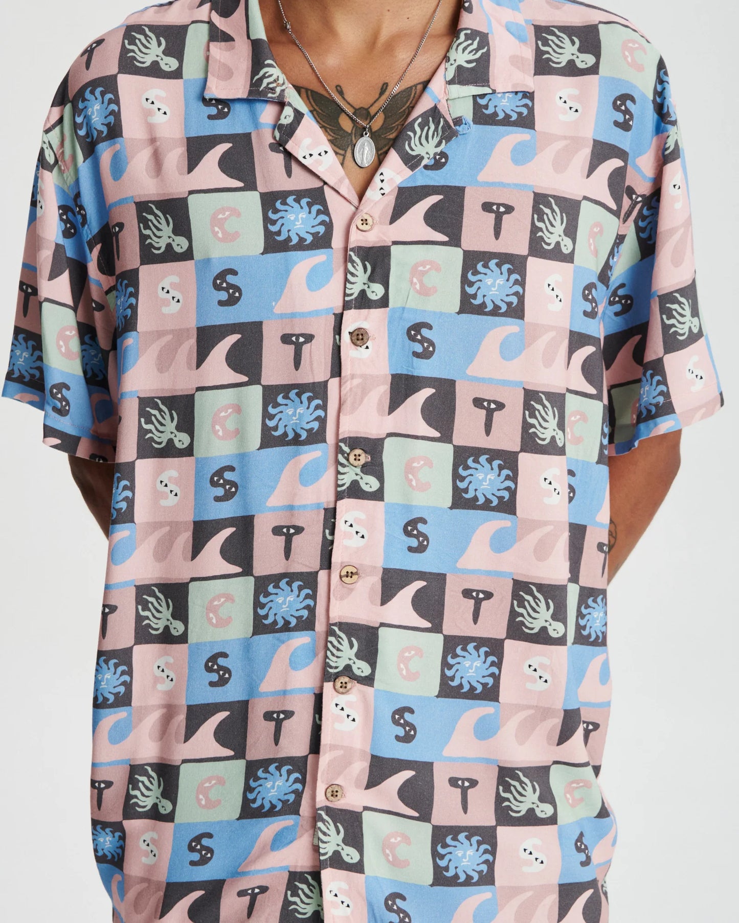 THE CRITICAL SLIDE SOCIETY - Lifecycle SS Resort Shirt - MUSK