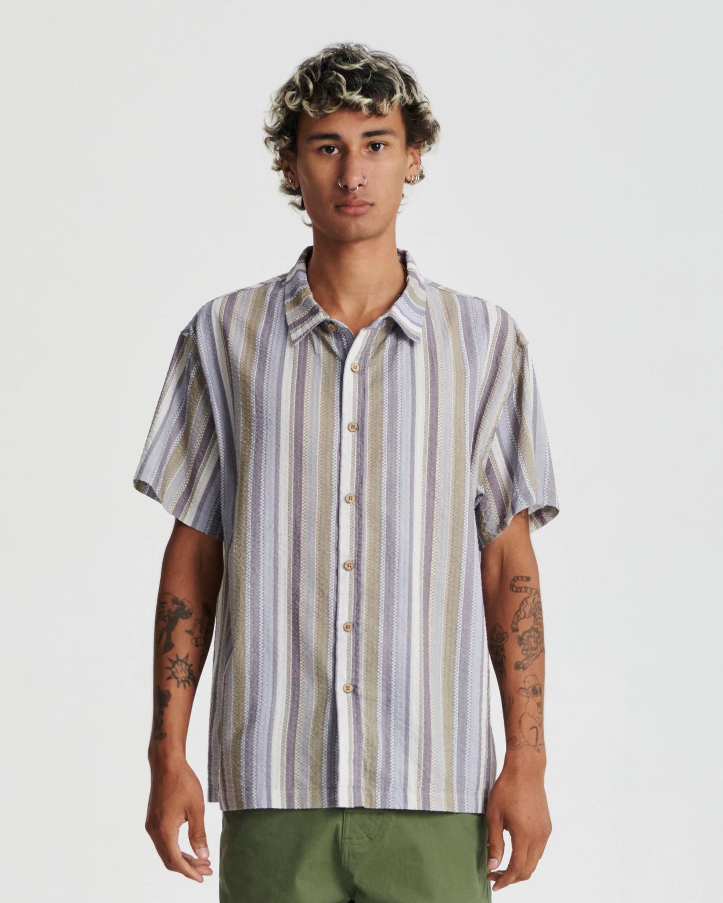 THE CRITICAL SLIDE SOCIETY - Strobe SS Shirt - BLUE