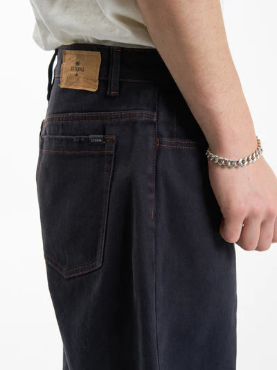 THRILLS - SLACKER DENIM SHORT MIDNIGHT BLUE