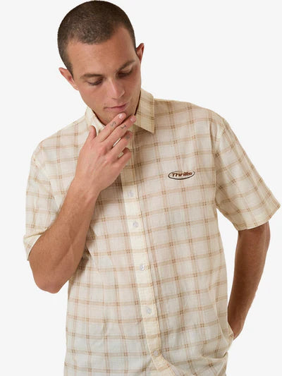 THRILLS - Pharm Short Sleeve Shirt - DESERT