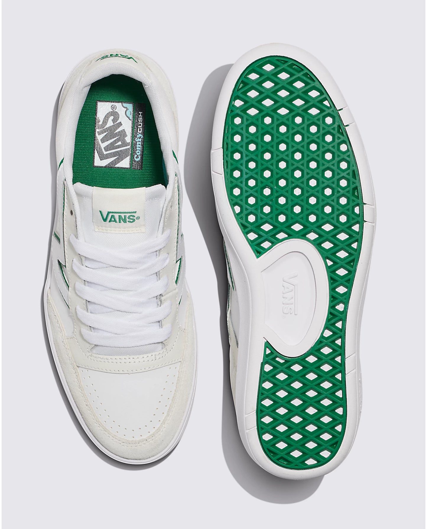 VANS - Lowland ComfyCush Sport - WHITE/GREEN