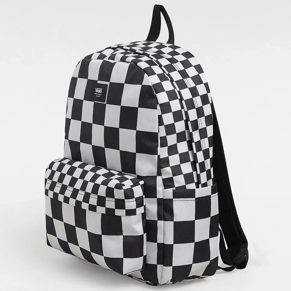 VANS   - Vans Old Skool Check Backpack Black / Oatmeal