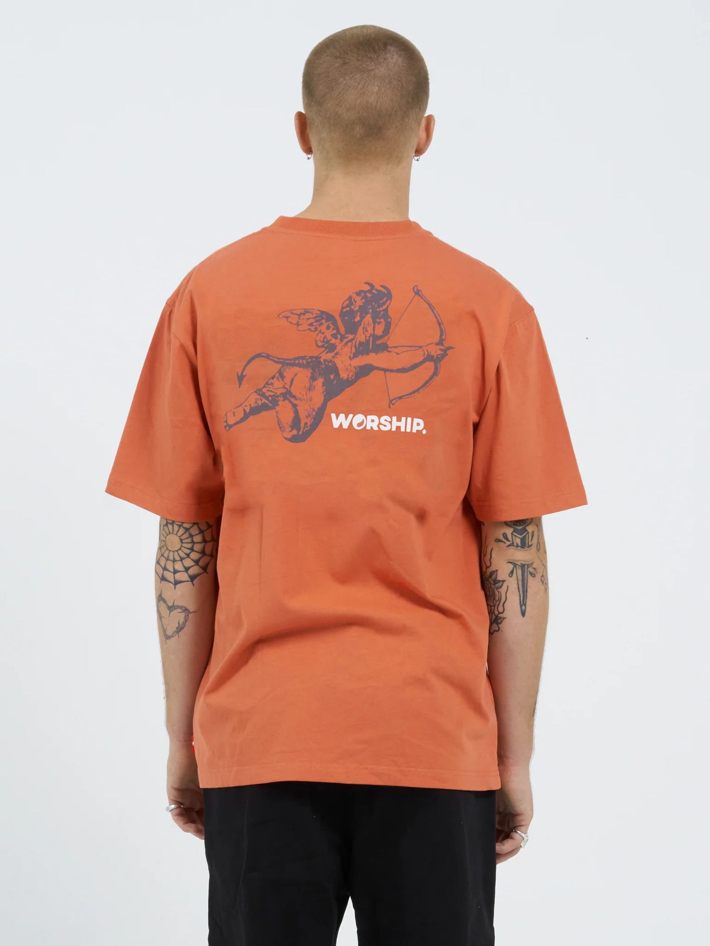 WORSHIP - Cherub Tee - Washed Orange