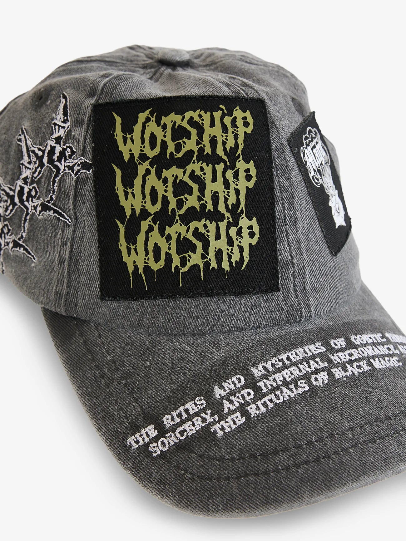 WORSHIP - Potion Patch Dad Cap - BLACK ACID