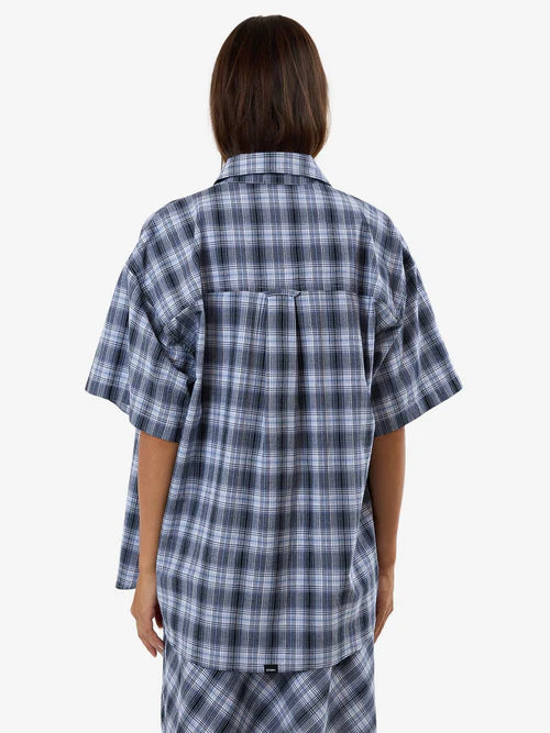 THRILLS - FRIENDLY SERVICE PLAID SHIRT - ICEBERG