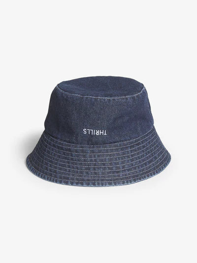 Thrills - Denim Bucket Hat - Indigo