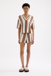 NUDE LUCY - Oda Knit Top - MANUKA STRIPE