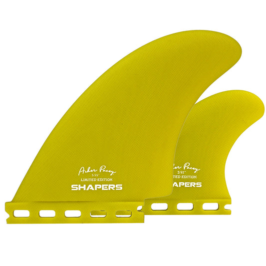 FUTURES Asher Pacey: 5.55" Fibreglass Twin Fin - Sunny Side Up