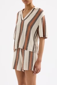 NUDE LUCY - Oda Knit Top - MANUKA STRIPE