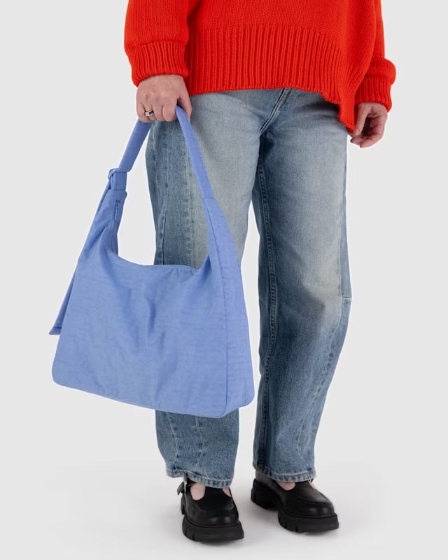 BAGGU - Nylon Shoulder Bag - Cornflower