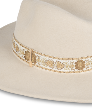 Kooringal  - Elwood Wide Brim Hat - NUDE