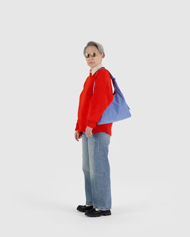 BAGGU - Nylon Shoulder Bag - Cornflower