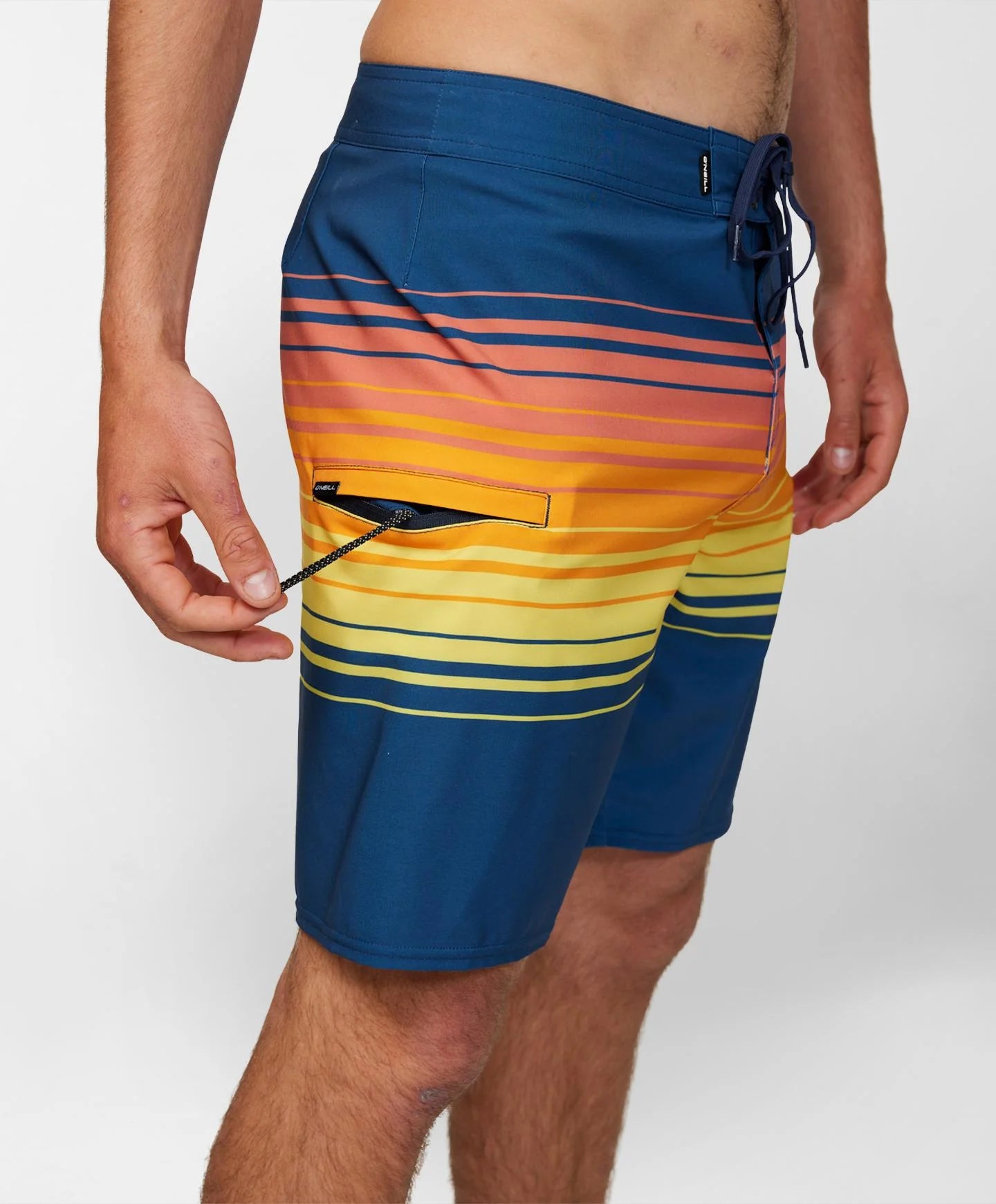 O'NEILL - HyperFreak Heat Stripe Line 19" Boardshorts - Indigo