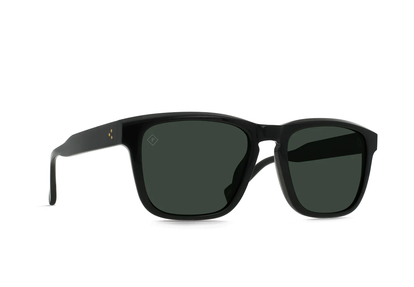 RAEN  LUMIS RECYCLED BLACK / GREEN POLARIZED Sunglasses