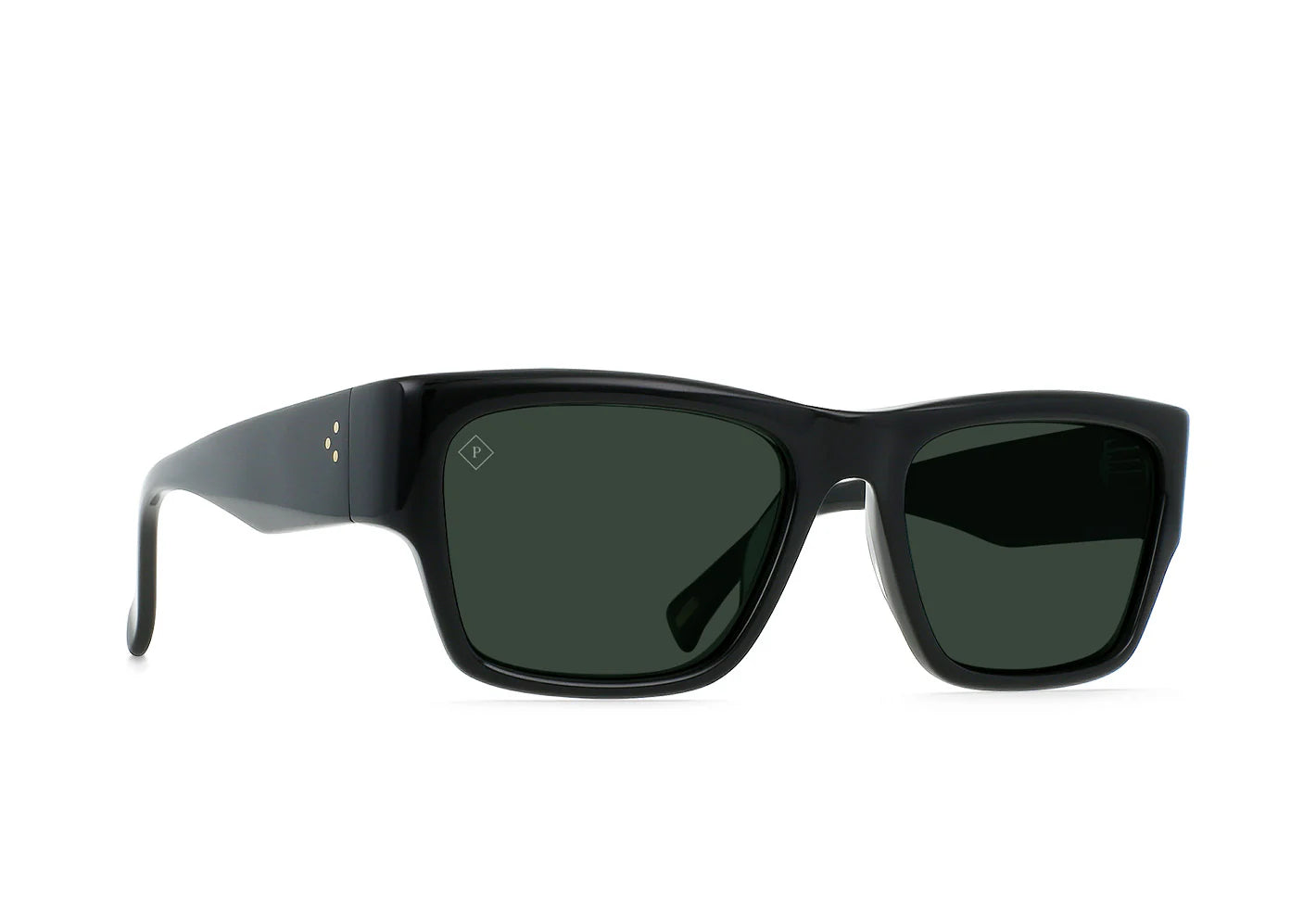 EPOKHE EYEWEAR - Rufio - RECYCLED BLACK/GREEN POLARIZED