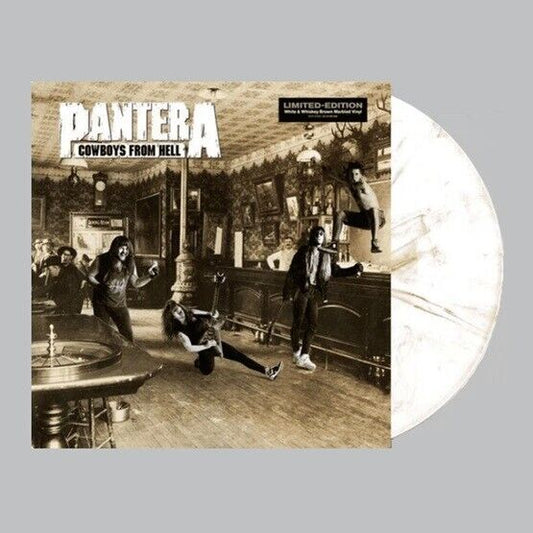 PANTERA - COWBOYS FROM HELL - LP White & Whiskey Brown Marble VINYL NEW ALBUM