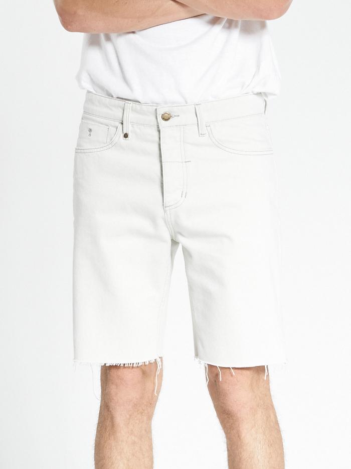 THRILLS - MEN'S CHOPPED DENIM SHORT - VINTAGE BONE